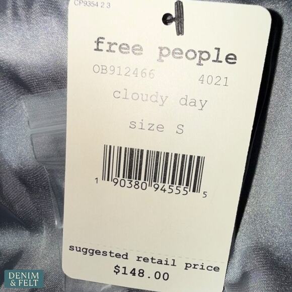 Free People Kate Faux Fur Coat Cloudy Day Gray Faux Fur Double Breasted Jacket - Picture 15 of 16